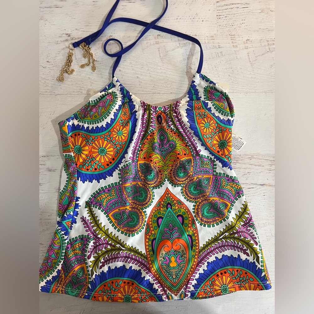 Trina Turk Multicolor Paisley Swimsuit